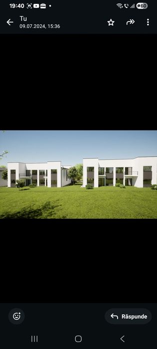 Apartament cu 3 camere  cu teren și parcare 108000 de euro plus tva