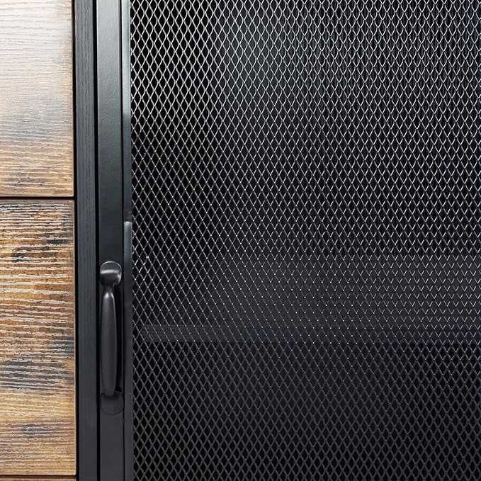 ПРОМОЦИЯ Универсален шкаф с метална рамка – 120x40x80 - 10FJGSST01OK