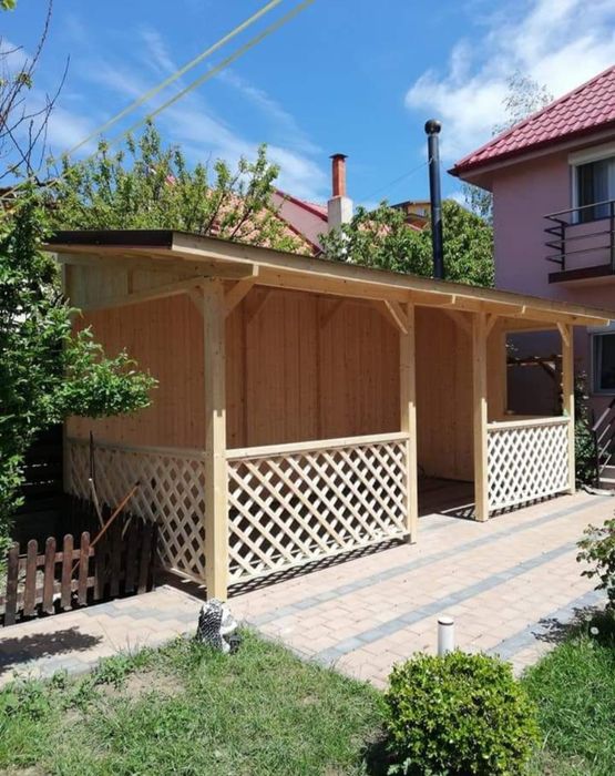 Vând și facem foișoare terase și magazie de depozitare și alte modele