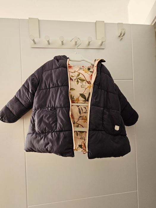 Geaca Zara baby, cu 2 fețe - 12-18 luni