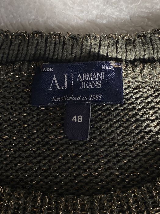 Блестящая кофта Armani Jeans