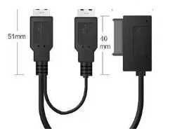 Adaptor usb la dvd laptop sata