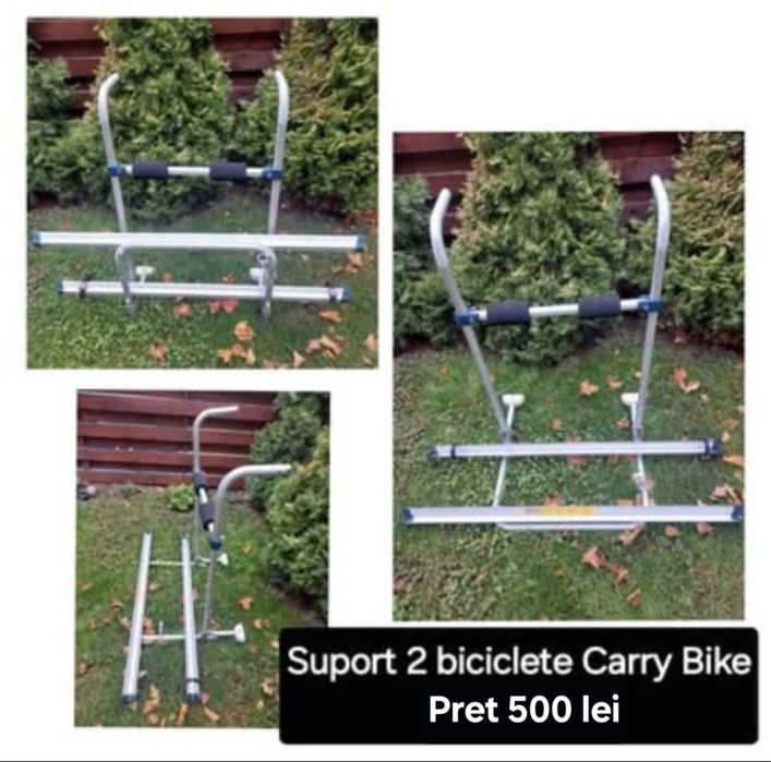 Suport 2 biciclete potrivite pentru protap sau spate rulota/autorulota