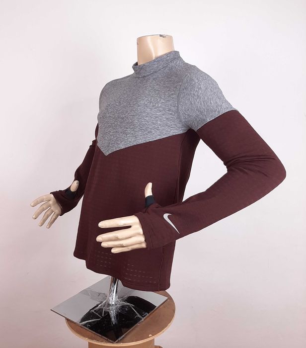 Nike Sphere Run Division - Оригинална мъжка блуза с вълна размер S