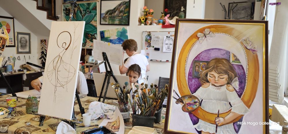 Curs Pictura Art workshop desen pictură arhitectura la șevalet in ulei