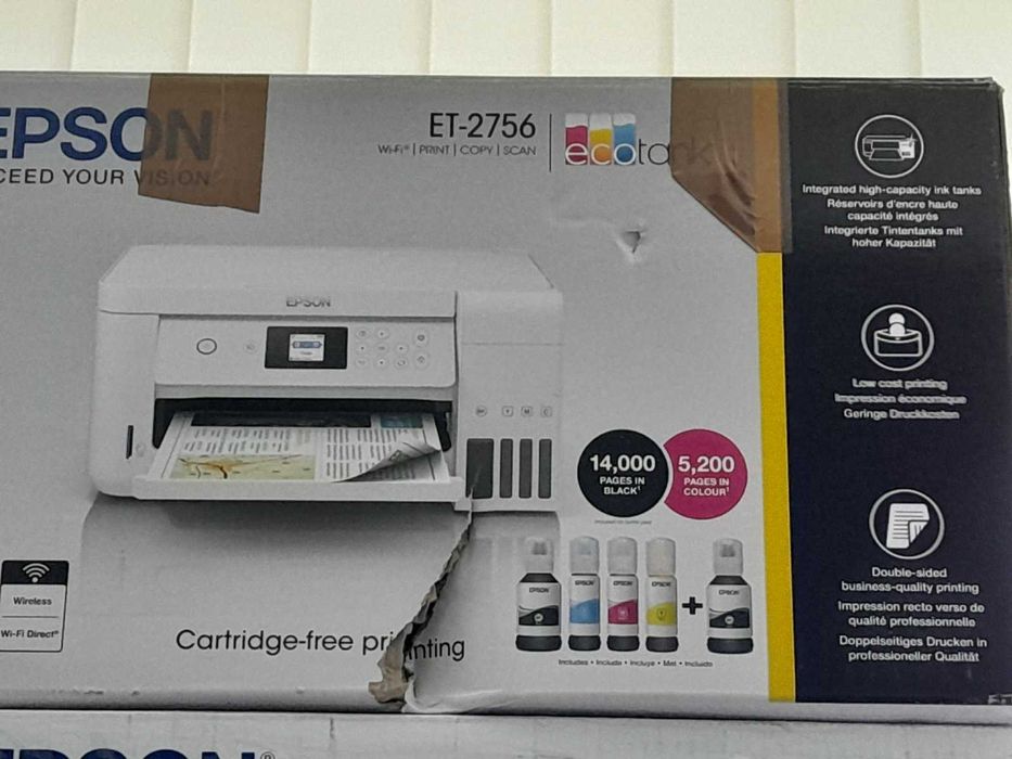 ЧИСТО НОВИ Epson Еcotank 2720,2850,2856 ,4700 , 4810(300лв) 2825 Wi Fi