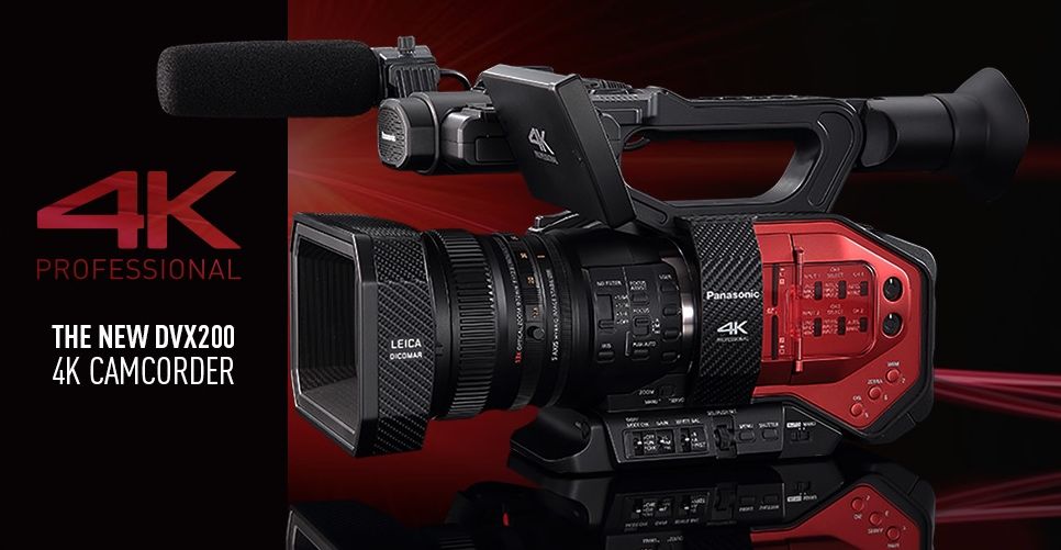 4K Camera Panasonic AG-DVX200 4K Camcorder видеокамера