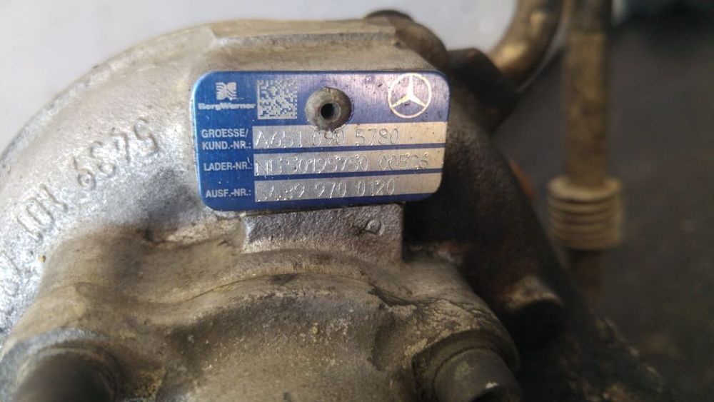 Turbina biturbo 2.2 cdi mercedes sprinter c-class w204 e-class w212 vito a6510902880 a6510905780