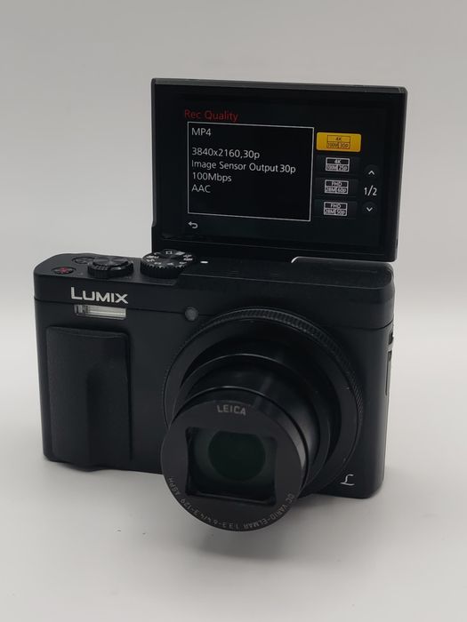 Camera Compactă Panasonic Lumix TZ90, 4k 30fps, display flip, zoom 30x
