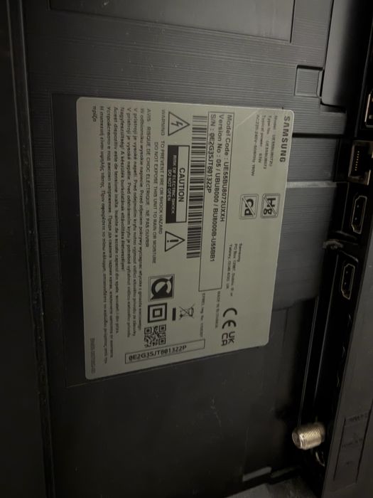 Televizor Smart 139cm Samsung UE55BU8072UXXH