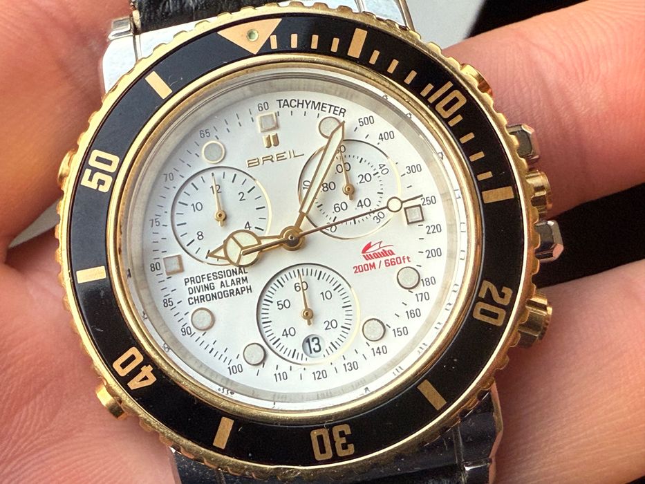 Breil Manta -12 jewels - mecanism de Breitling - De Colectie- Ca Nou!