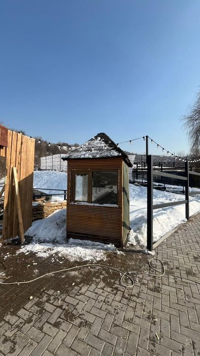 Деревяный будка утепленый готовый