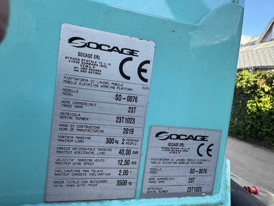 Iveco Daily PRB Nacela Socage 23T