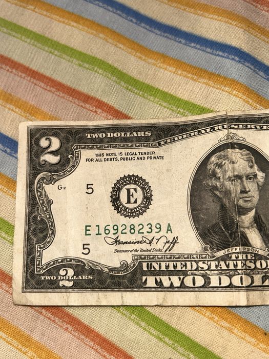Bancota 2 dolari seria 1976