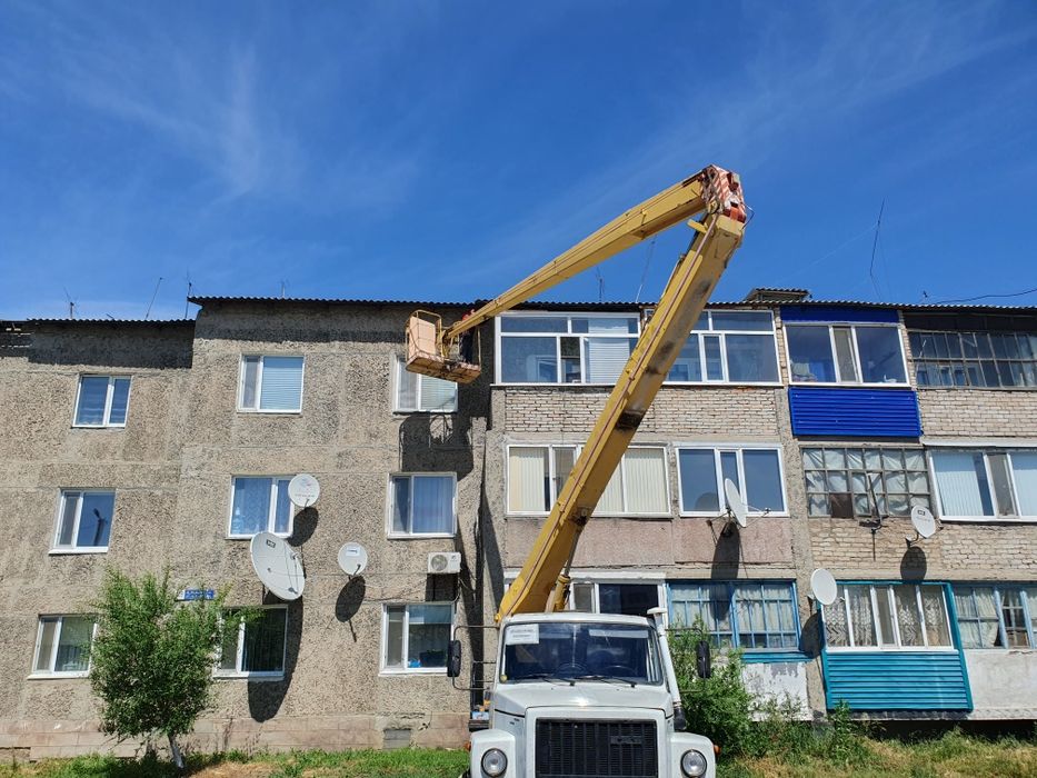 Услуги Автовышки, манипулятора и бурояма .