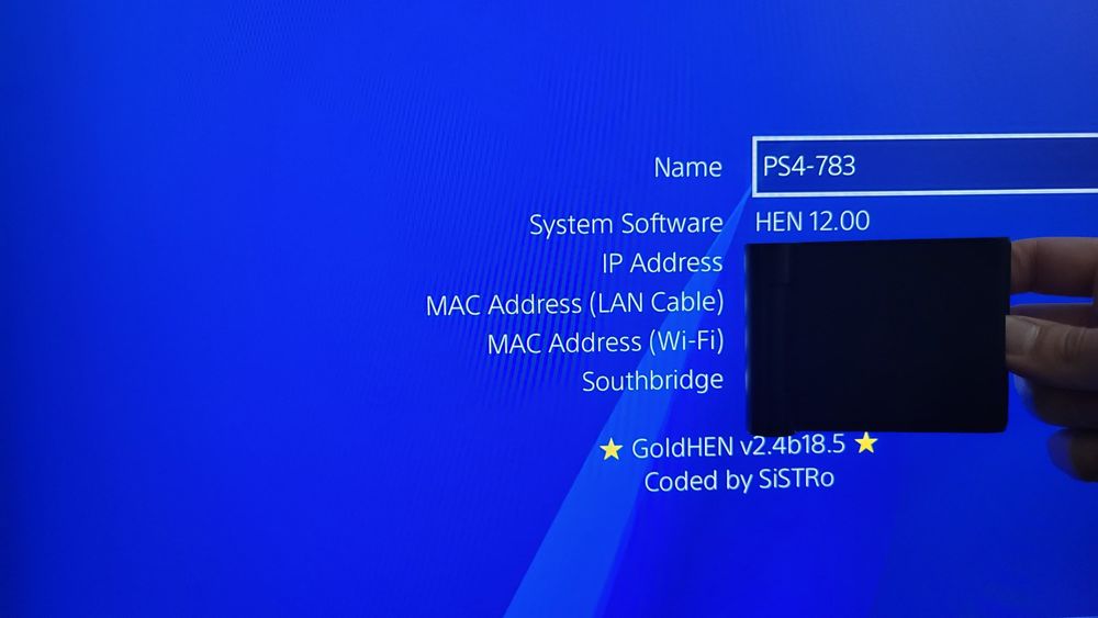 PS4 Pro MODAT cu Goldhen model CUH-7216B