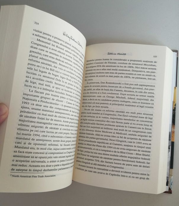 carte Autobiografie Istorie traita Hillary Clinton editura Rao 2004