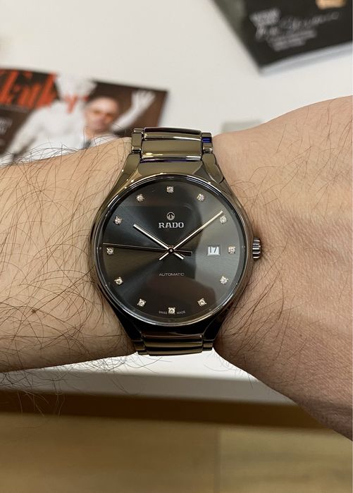 оригинал RADO AUTOMATIC unisex 40.0 mm TRUE Round DIAMONDS