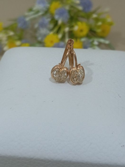 Tilla ziraklar золотые серьги кольца