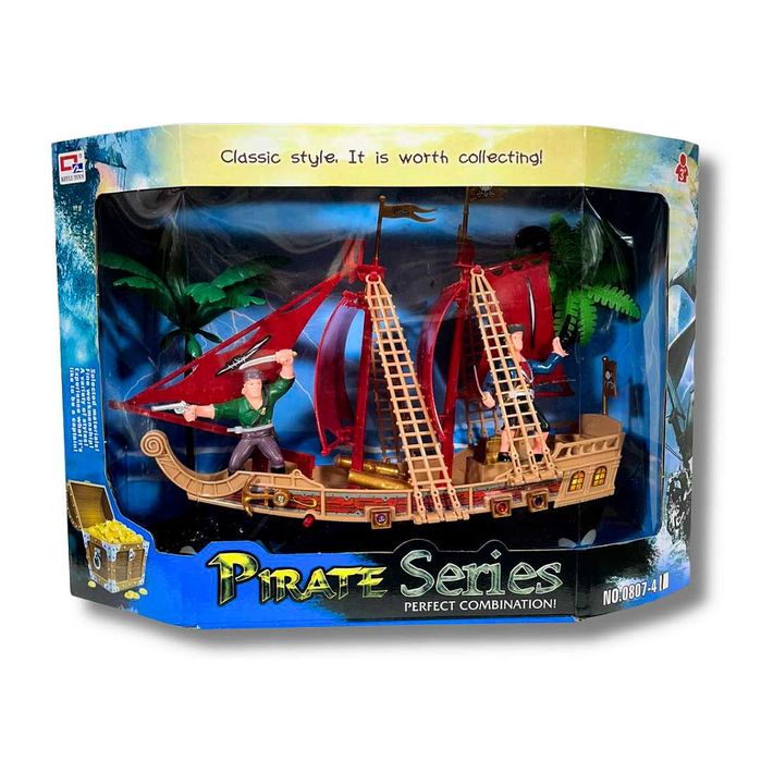 Детска играчка Пиратски кораб 30см, с ефекти