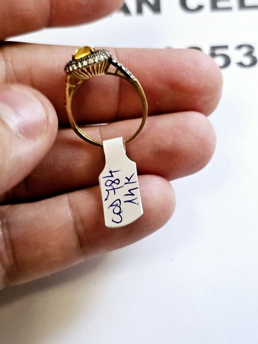 Vand inel dama din aur 14 k 3.26 g cod 784