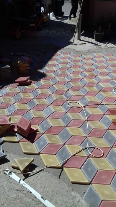 Pavaje pavele decorative pentru casa si gradina - model 40x40 Duos