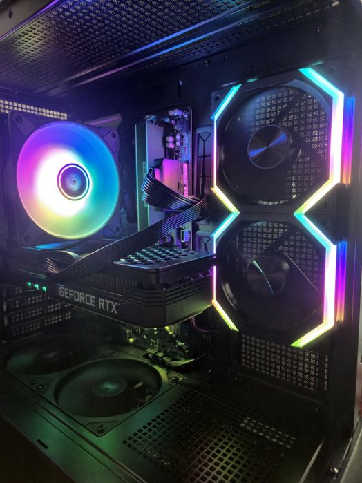 Топ геймърски компютър, gaming pc. | Ryzen 7 7700X | RTX 5060 | 32GB DDR5 | B850 WiFi 7 | Windows 11 Pro