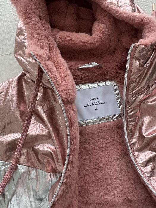 Geaca bomber metalizata