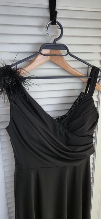 Официална черна рокля р-р L (за бал,сватба...)