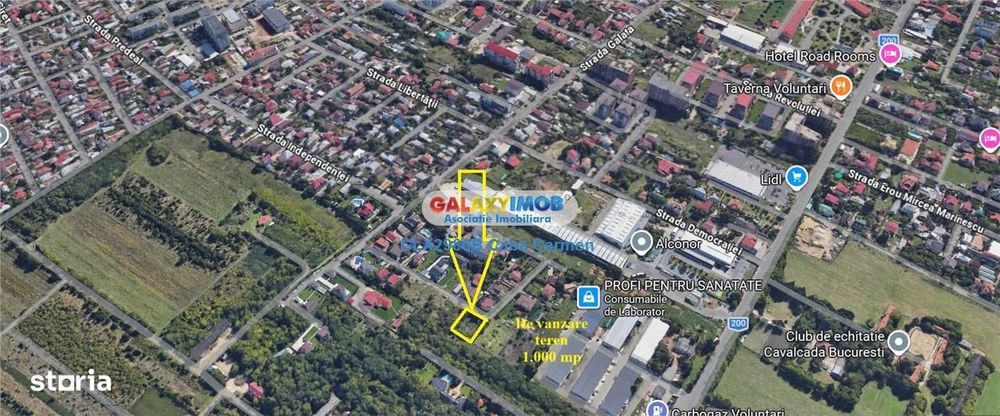 De vanzare teren intravilan, construibil, Jud Ilfov, Oras Voluntari