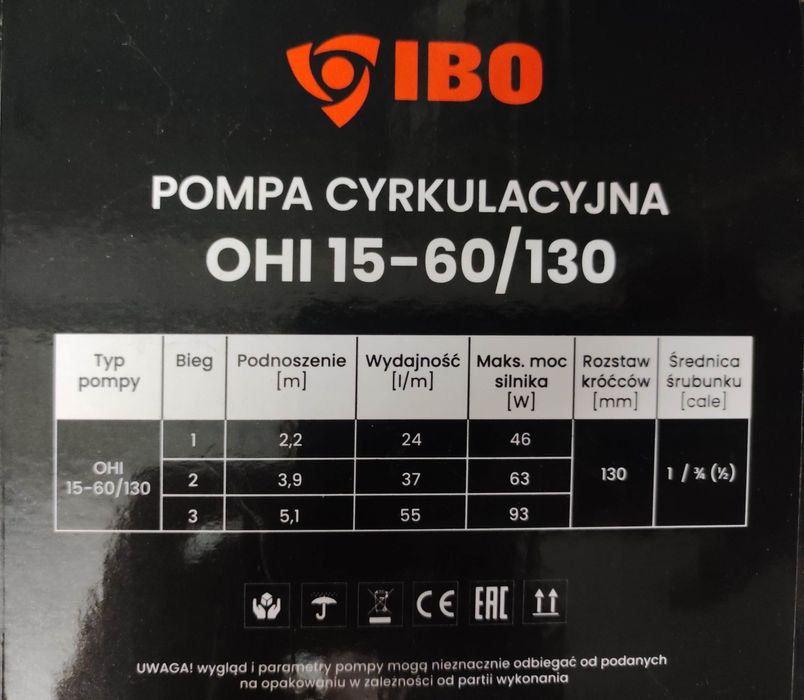 Чисто нова неизползвана циркуционна помпа за вода/парно