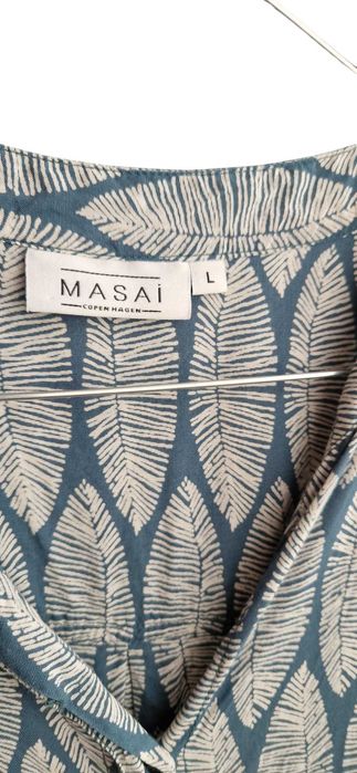 Tunica / camasa lunga din viscoza cu print frunza (femei)