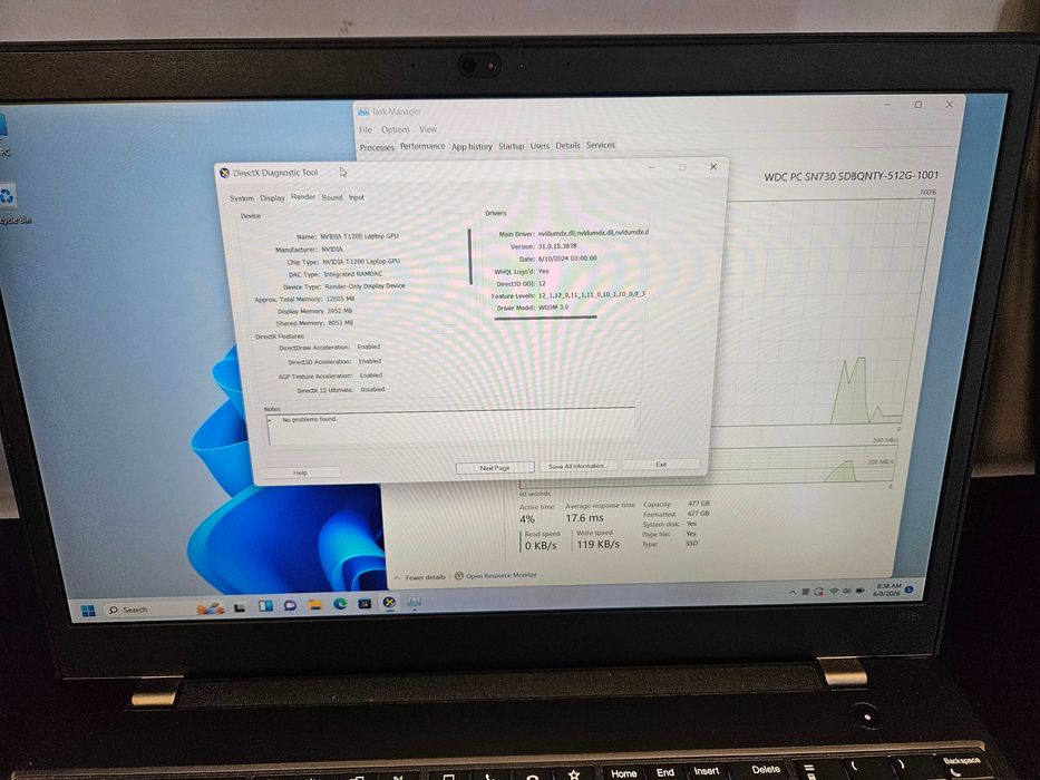 Hope Amanet P10/Laptop Lenovo ThinkPad P15v Gen 2 i7 11th SSD NVIDIA T1200