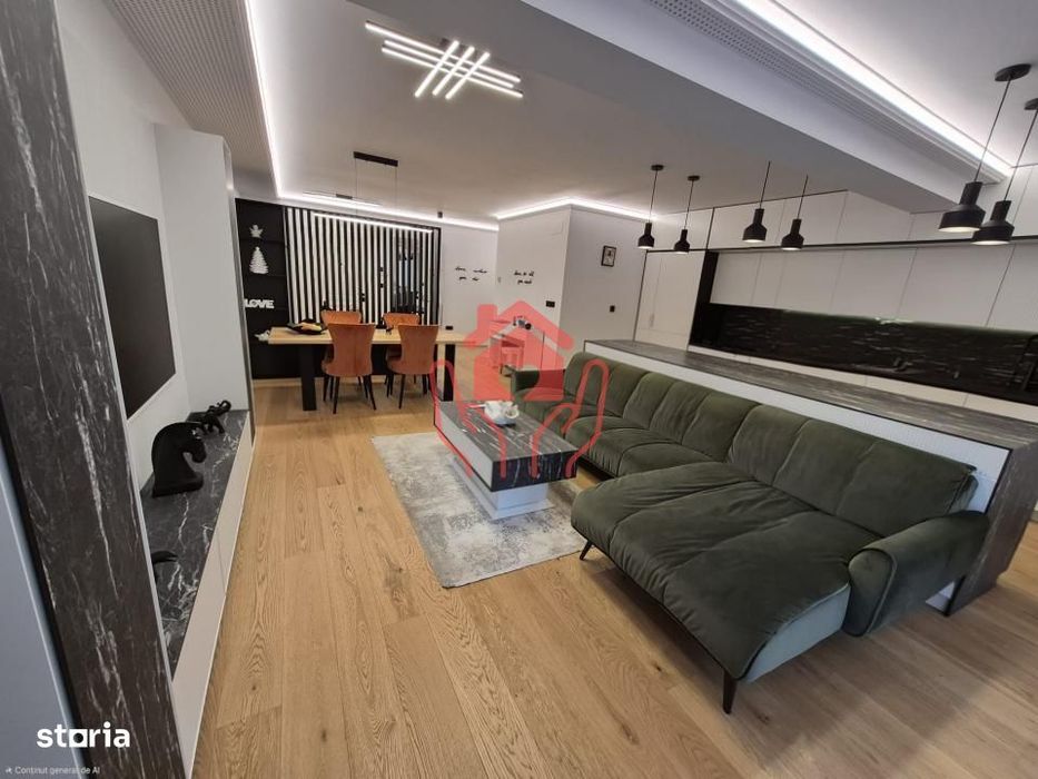 BANEASA (Dobrogeanu Gherea)-3 camere mobilat luxury, bloc boutique, 2