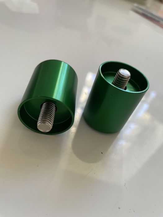 Capete de ghidon moto verzi