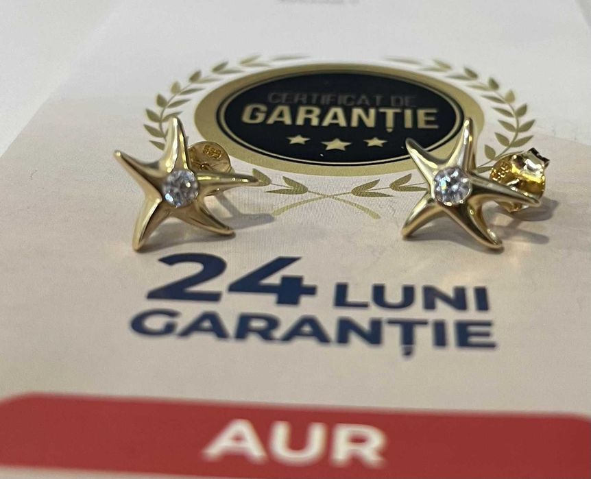 Cercei din aur (AG32 B27842.4) 2 ANI GARANTIE!