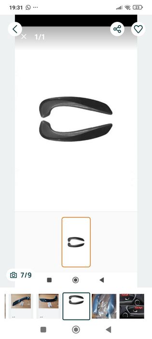 Mânere interioare pt portierele față Renault Megane3, Laguna, Fluence