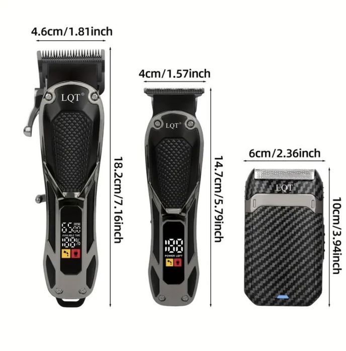 Професионален комлект за постригване от 7 части