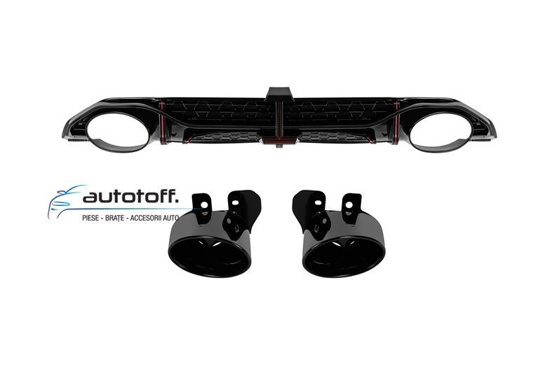 Difuzor bara spate compatibil cu Audi A3 8Y (2020+) RS3 Design