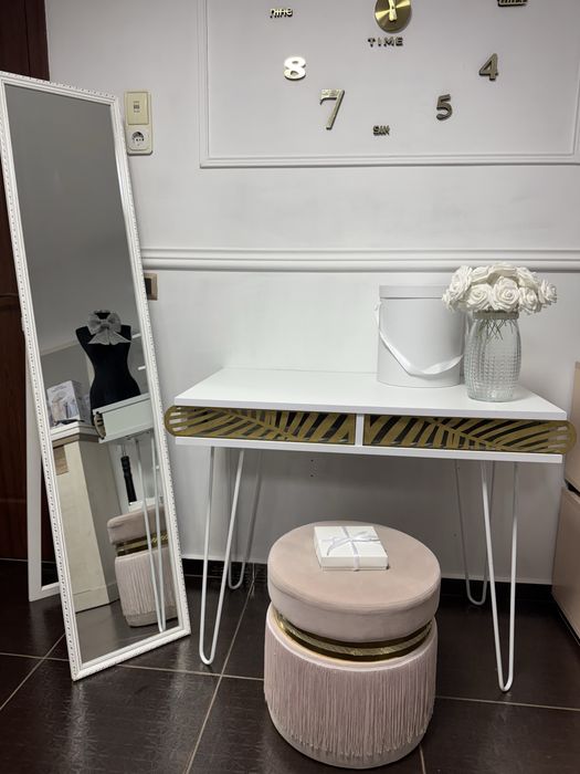 НАМАЛЕН Комплект - Тоалетка/бюро+етажерка+табуретка - за спалня,антре