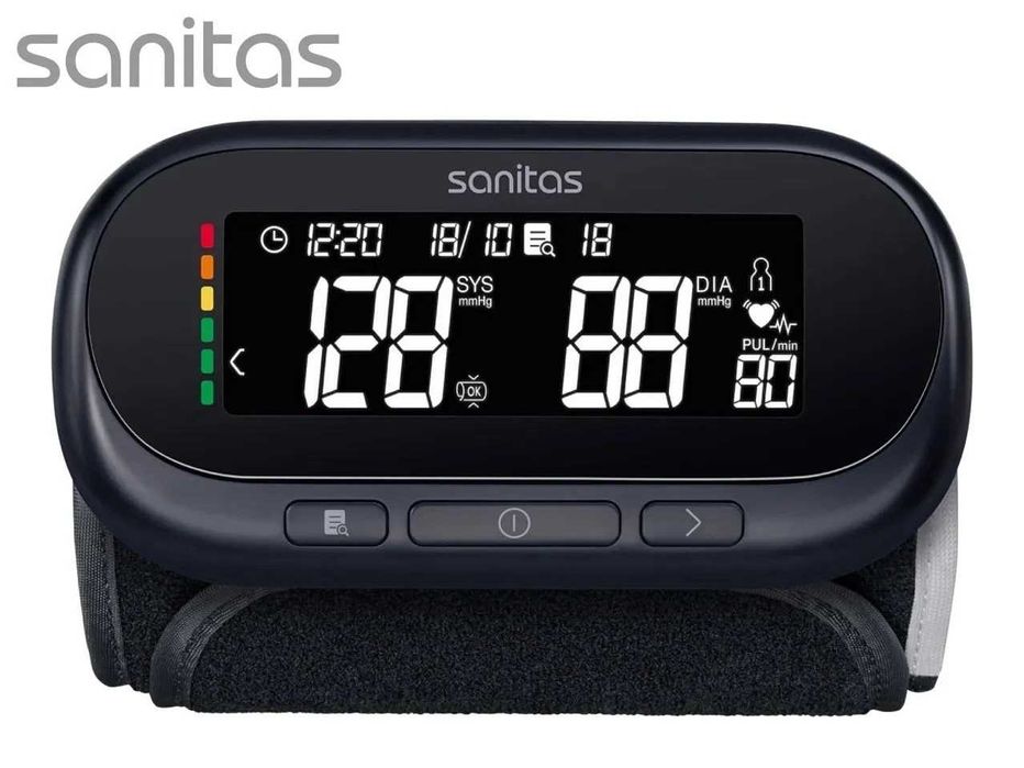 Tensiometru de braț detectare aritmie Sanitas SBM 54 tensiune puls NOU