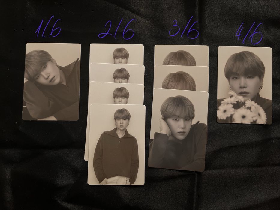 BTS Monochrome Pop-Up Mini PCs | БТС Монохром Поп-Ъп Мини фотокартички