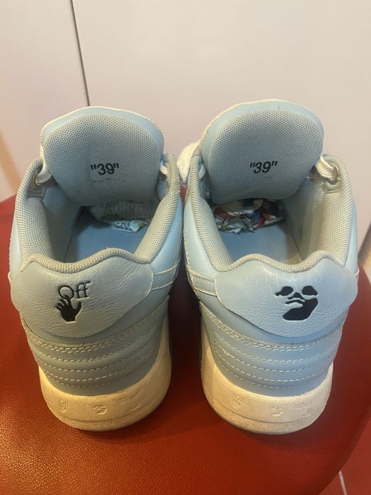 Off white Out Of Office baby blue