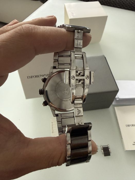 Ceas EMPORIO ARMANI >full set : cutie /acte /certificat autenticitate)