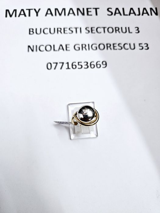 Vand inel dama din aur 14 k 4.65 g cod 624