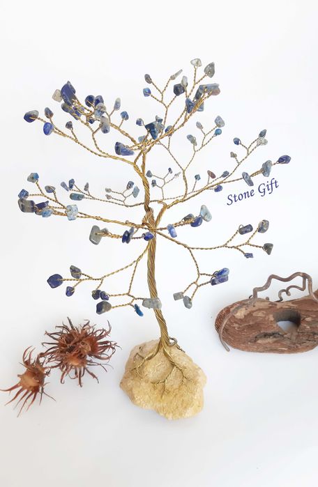 Дръвче Лазурит, Подарък Сватба, Идея Годишнина,Кръщане, Подарък Класна
