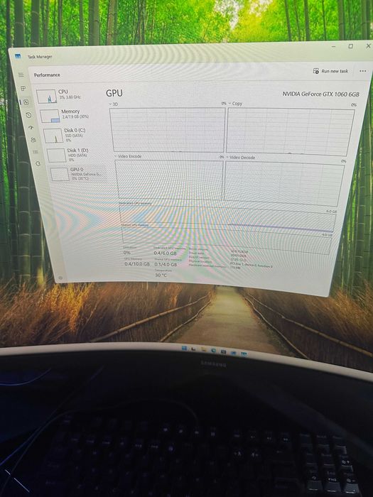 PC GAMING / I3 6th gen / 8 GB RAM / 256 GB SSD / 1 TB HDD / GTX 1060 /  CreativAmanet