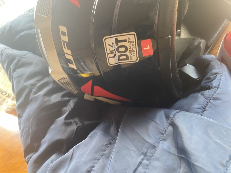 Casca moto enduro bicicleta-L