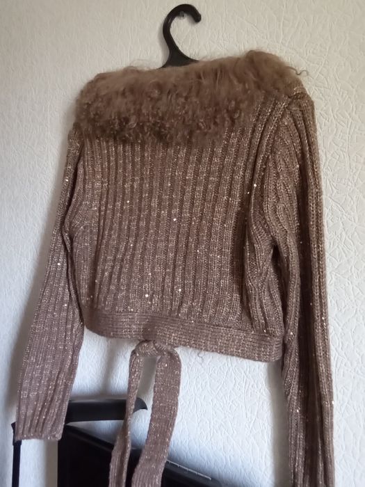 Шерстяная кофта-топ б.у. 2-3раза отличное состояние