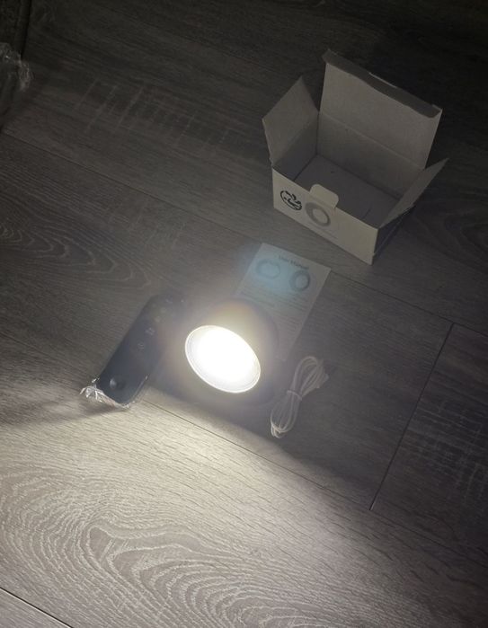 Lampă LED Amouhom B01 Black – control tactil & telecomandă, 7 culori